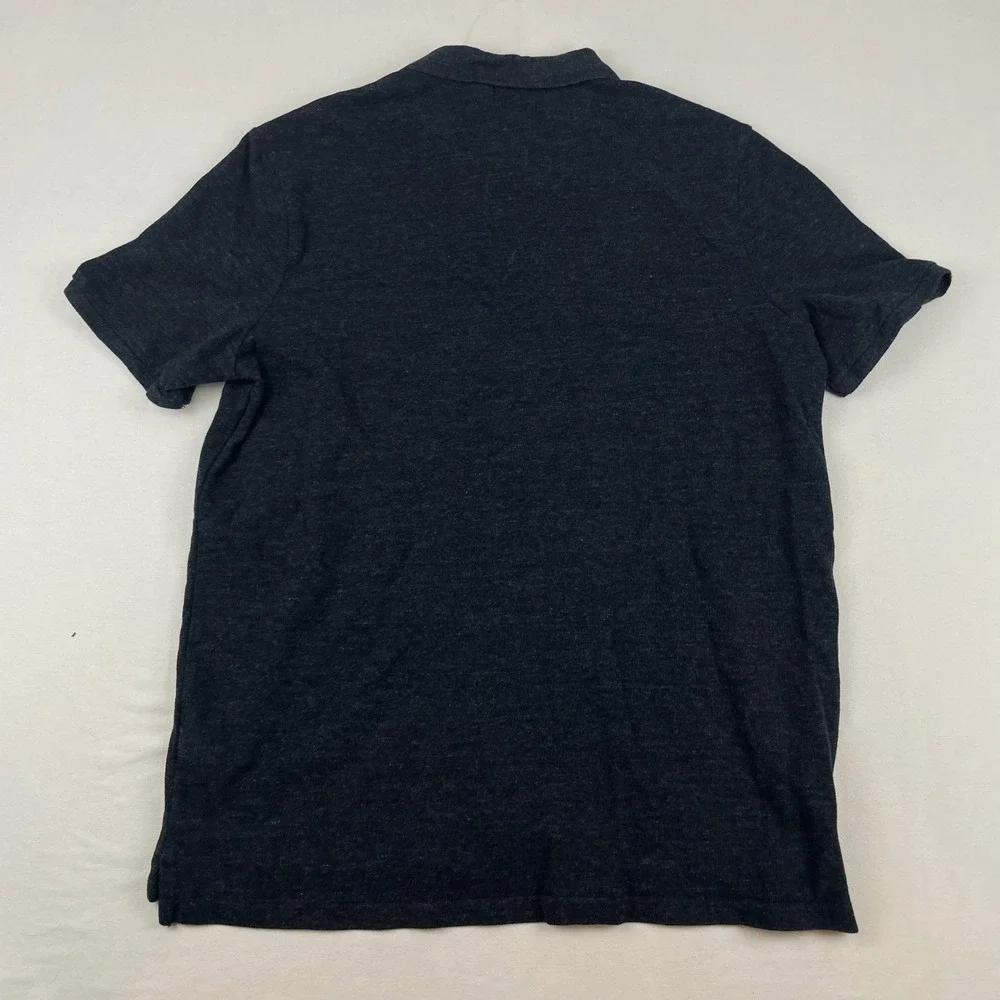 Polo Ralph Lauren Mens Classic Fit Short Sleeve Polo Shirt Gray Heather Large